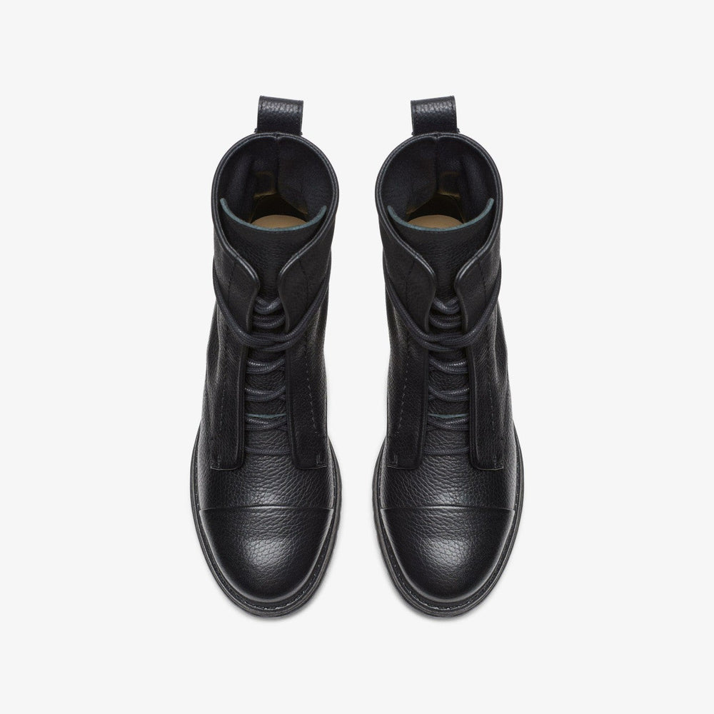 Rixley Lace Black Leather