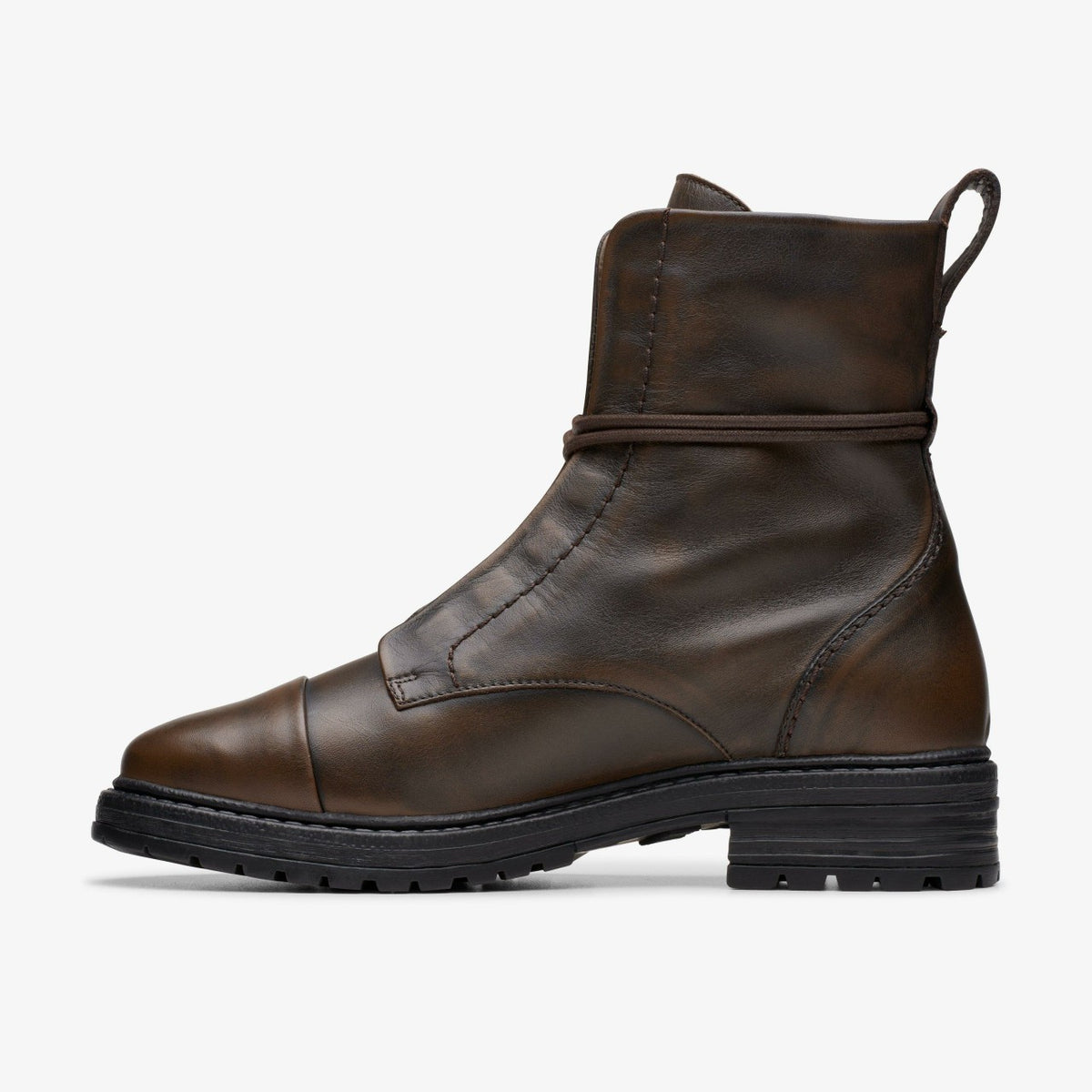 Rixley Lace Dark Brown Leather