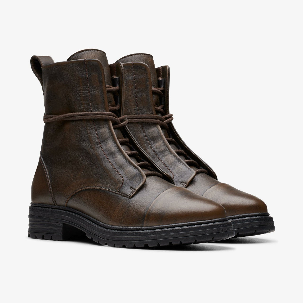 Rixley Lace Dark Brown Leather