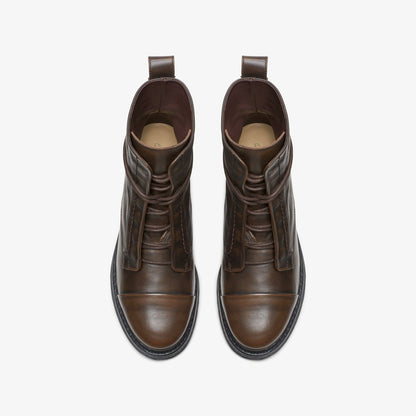 Rixley Lace Dark Brown Leather