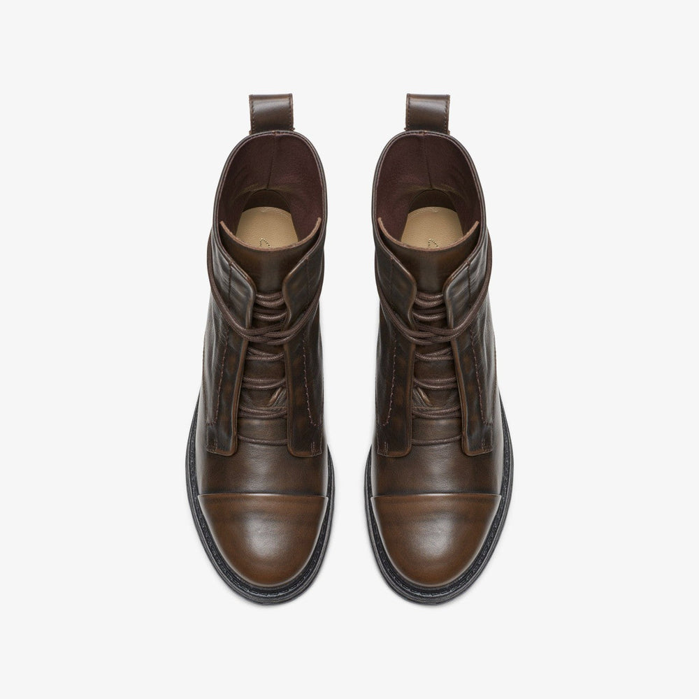 Rixley Lace Dark Brown Leather