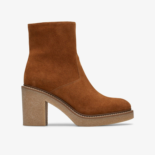 Colden Up Dark Tan Suede