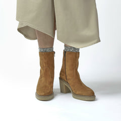 Colden Up Dark Tan Suede