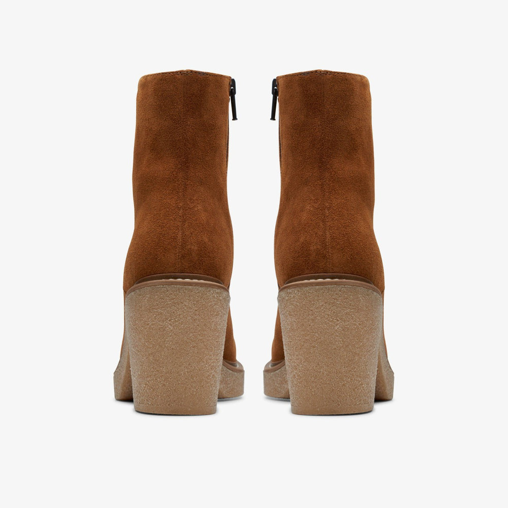 Colden Up Dark Tan Suede