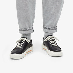 Hollyhock Walk Black Leather