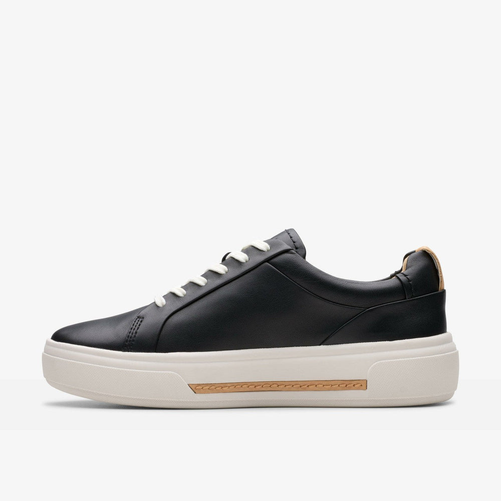 Hollyhock Walk Black Leather
