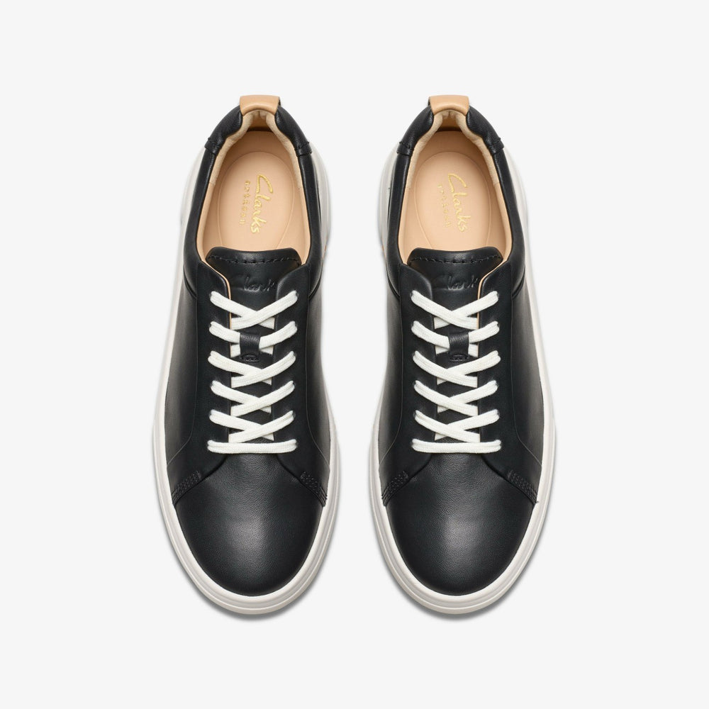 Hollyhock Walk Black Leather