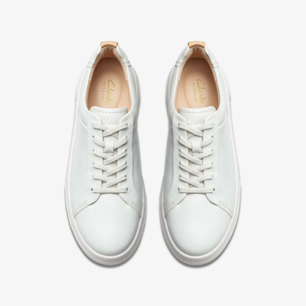 Hollyhock Walk Off White Leather