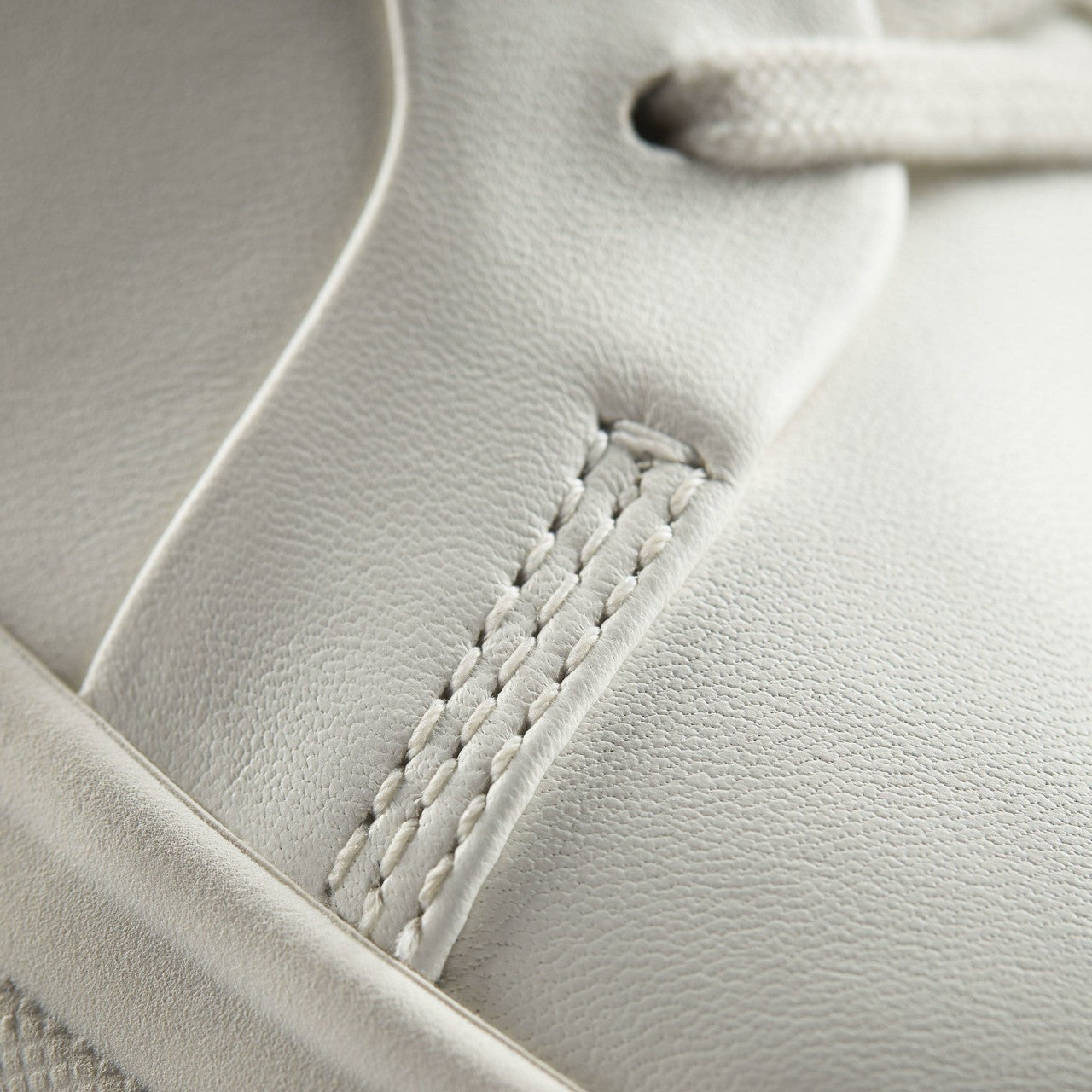 Hollyhock Walk Off White Leather
