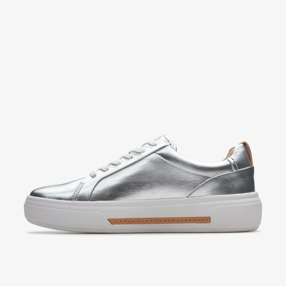 Hollyhock Walk Silver Leather