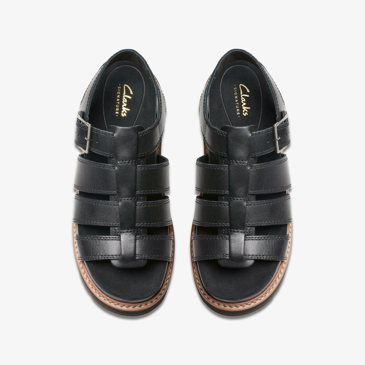 Orianna Twist Black Leather