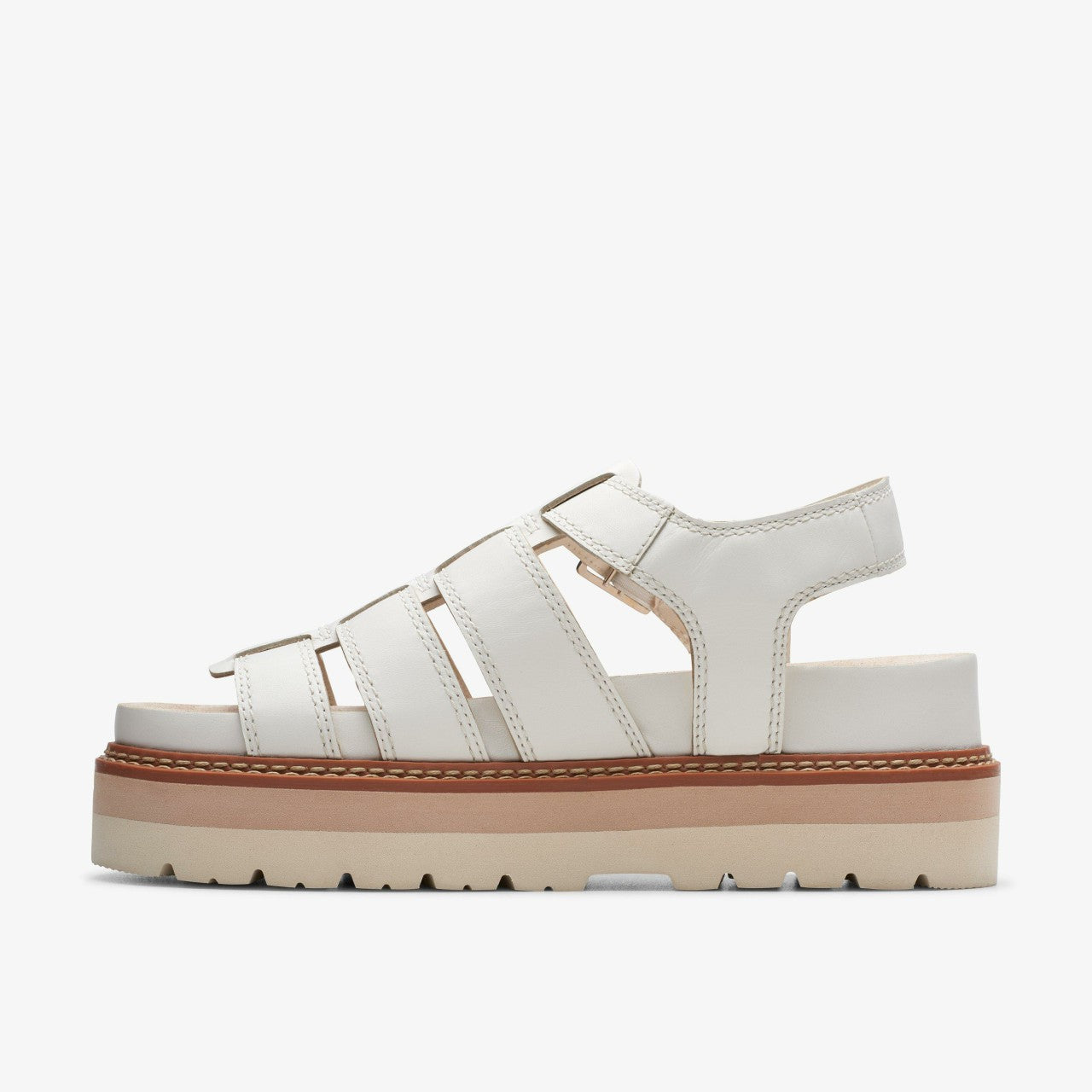 Orianna Twist Off White Leather