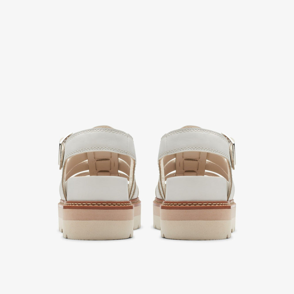 Orianna Twist Off White Leather