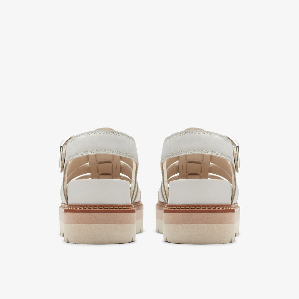 Orianna Twist Off White Leather