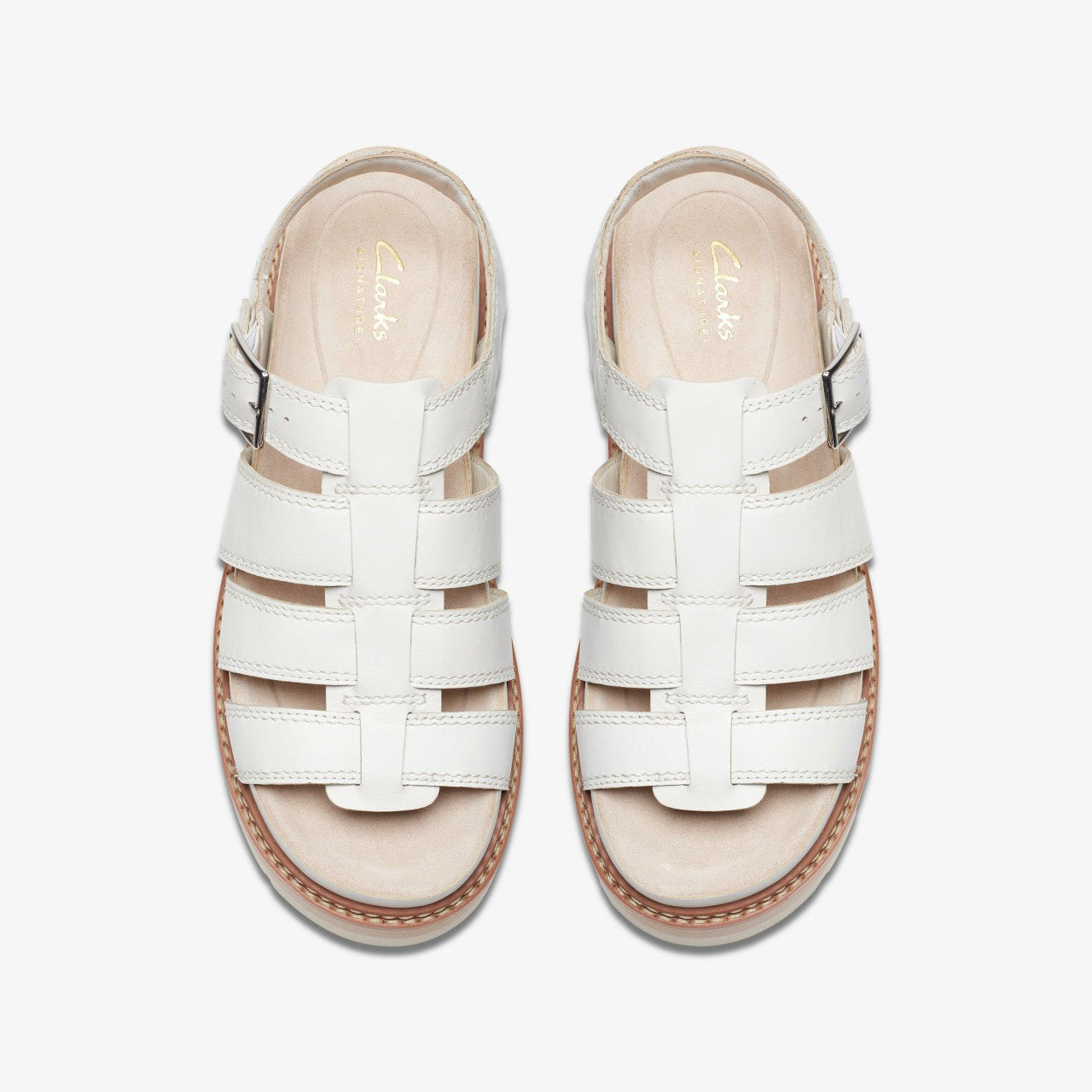 Orianna Twist Off White Leather
