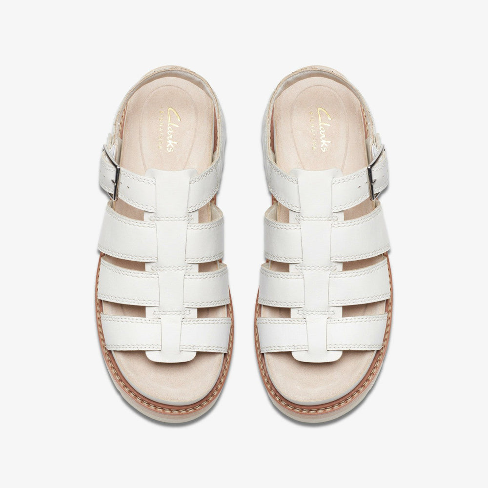 Orianna Twist Off White Leather