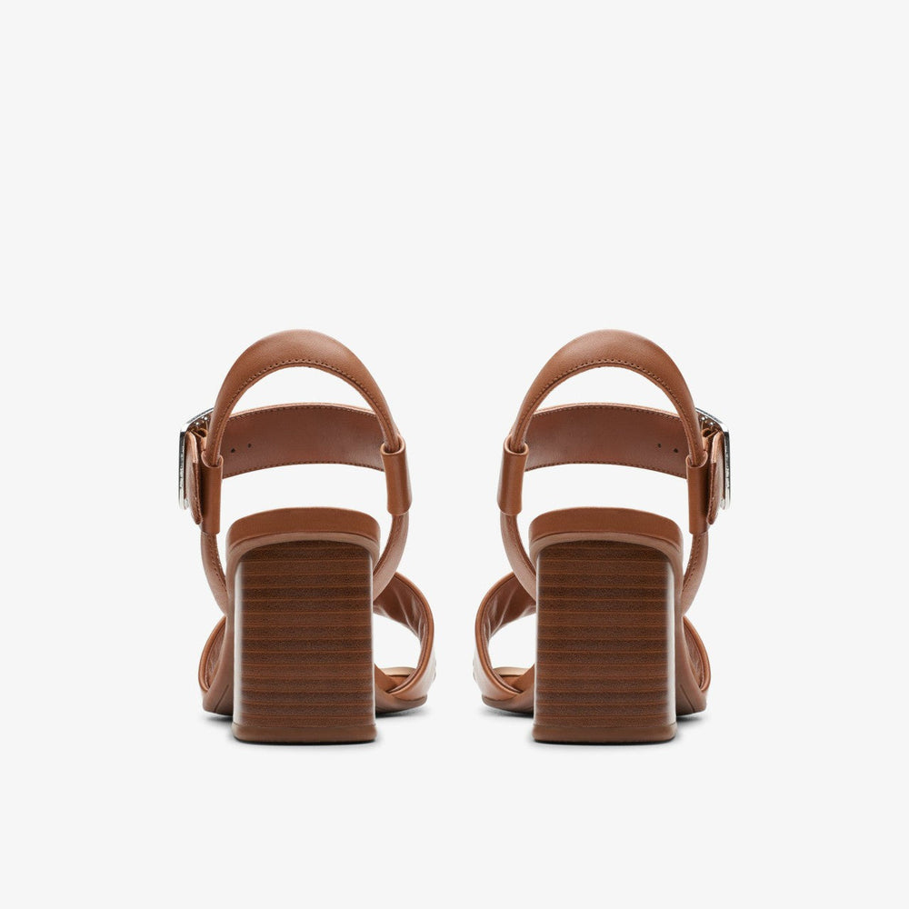 Siara 65 Buckle Tan Leather