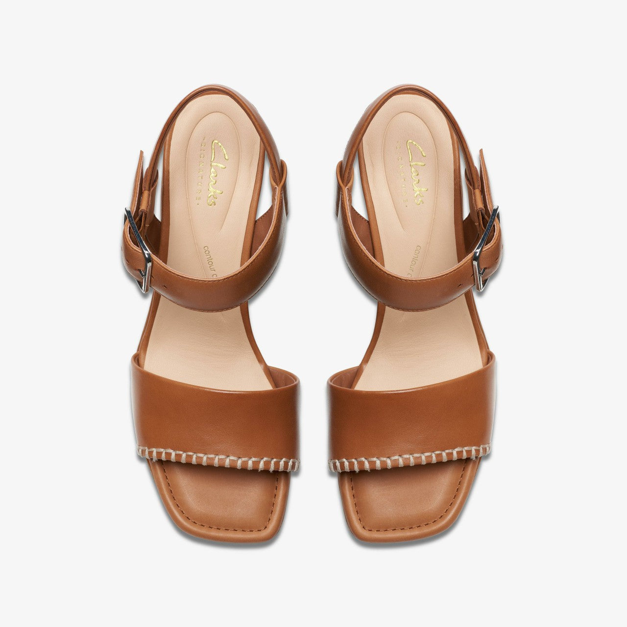 Siara 65 Buckle Tan Leather