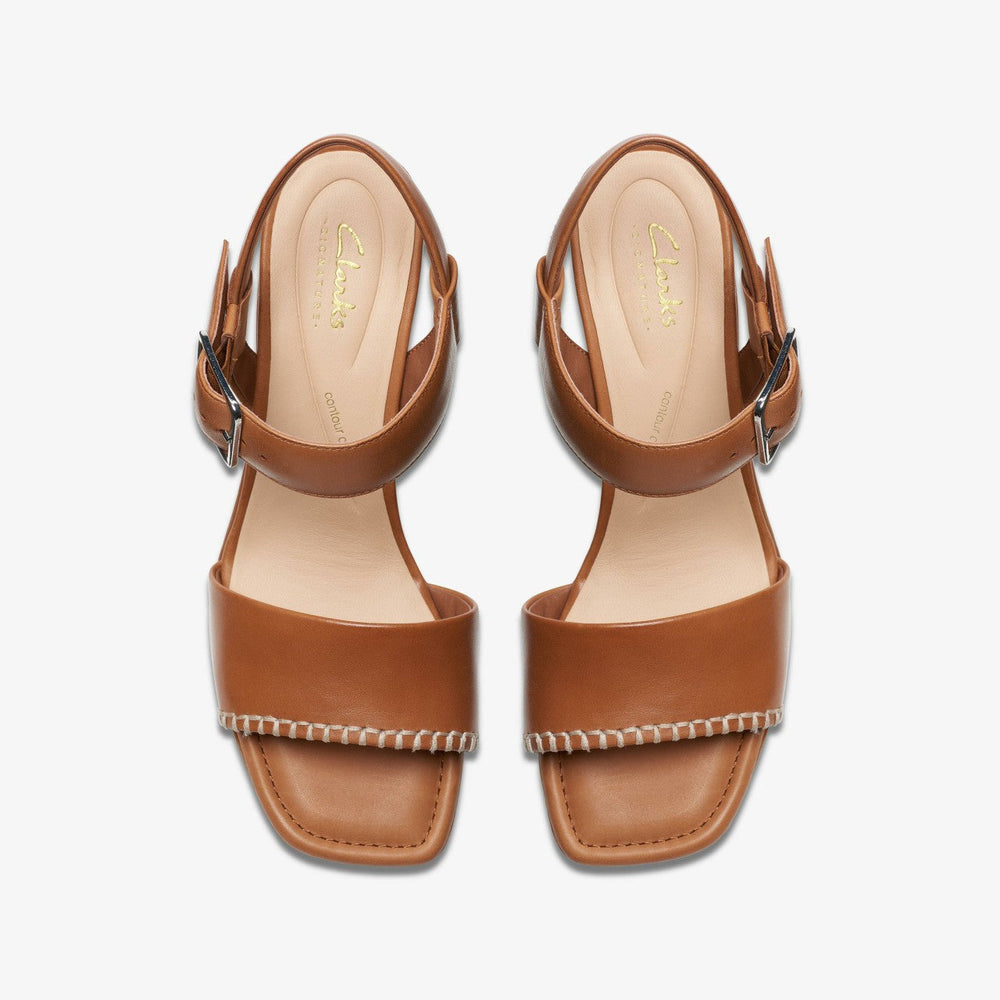 Siara 65 Buckle Tan Leather
