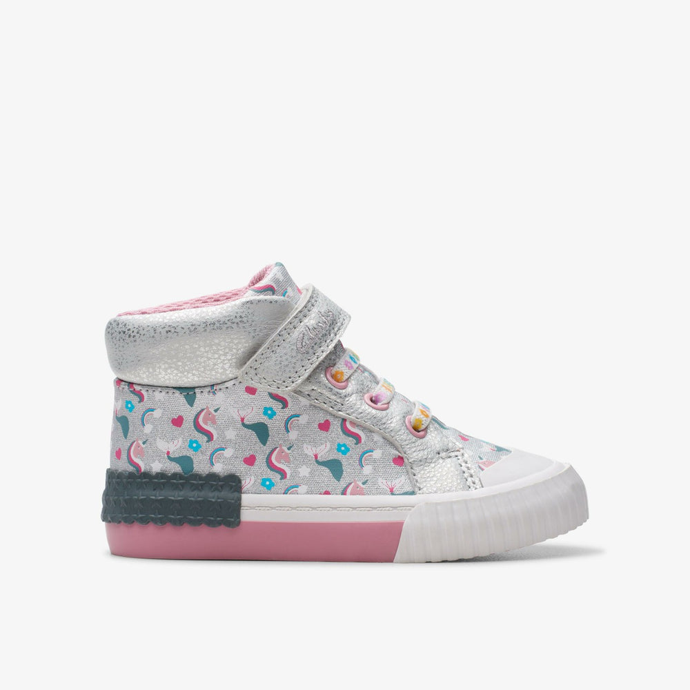 Foxing Halo Hi Toddler Silver