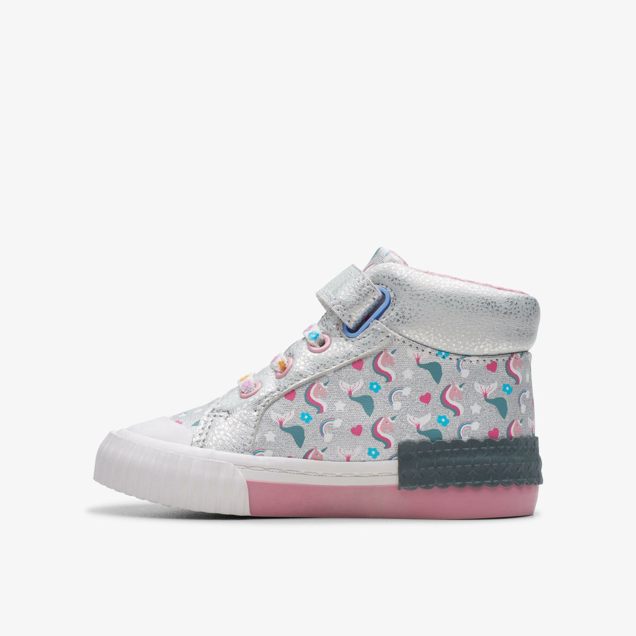 Foxing Halo Hi Toddler Silver