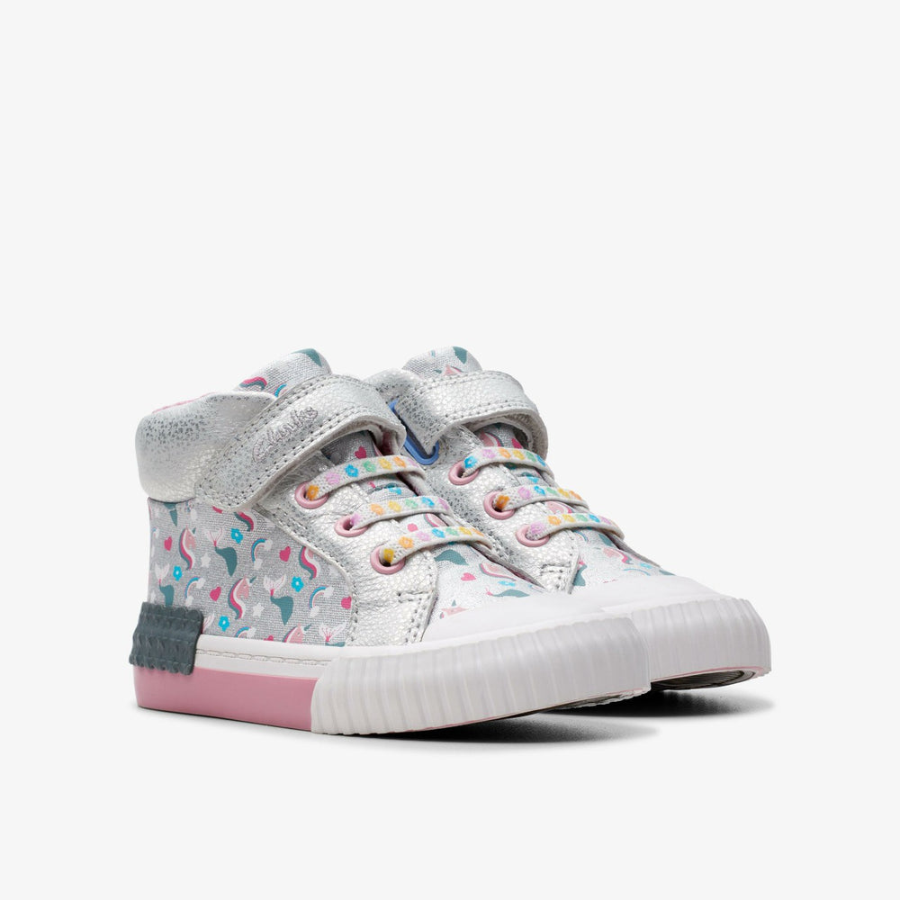 Foxing Halo Hi Toddler Silver