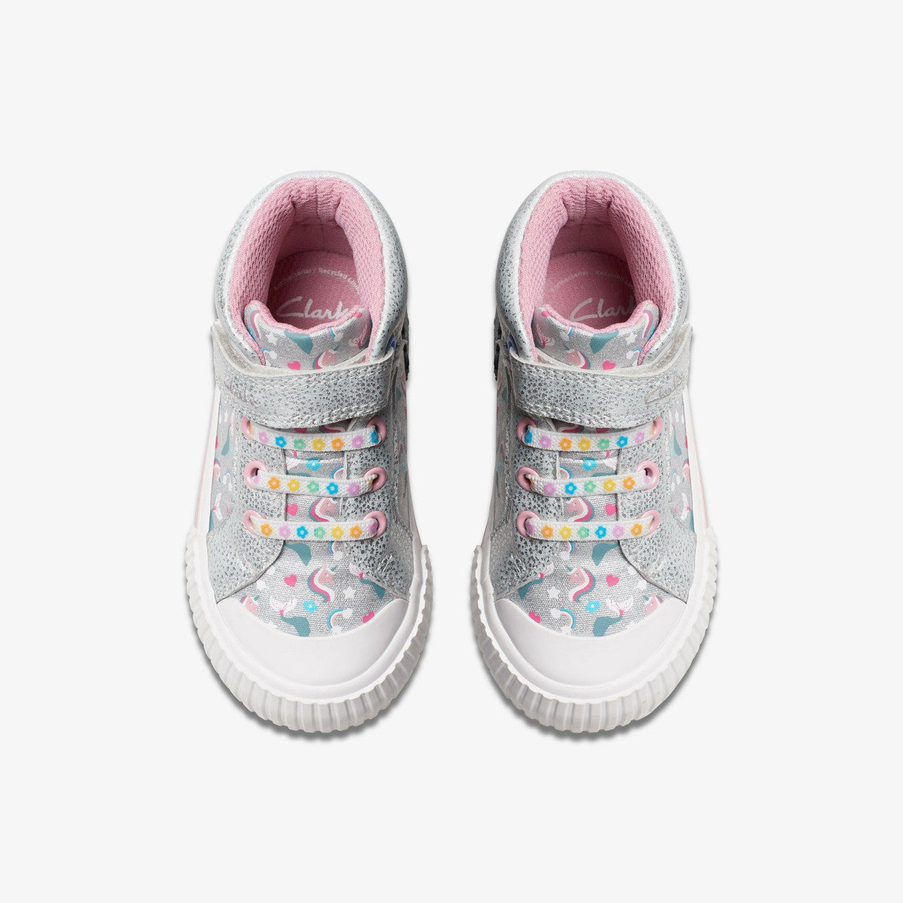 Foxing Halo Hi Toddler Silver