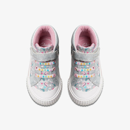 Foxing Halo Hi Toddler Silver