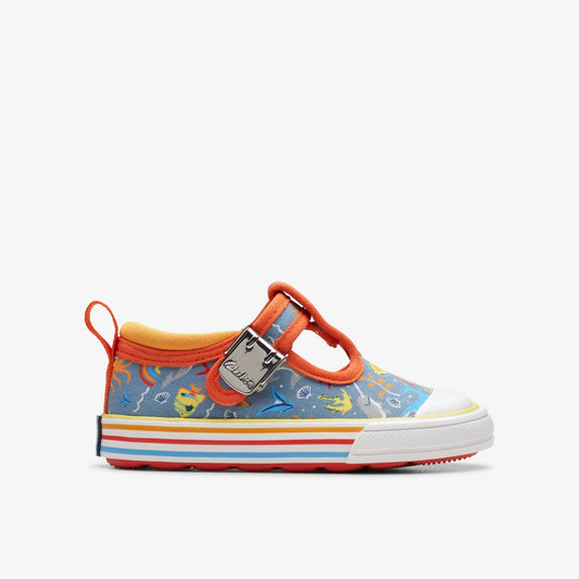 Foxing Fish Toddler Grey Print