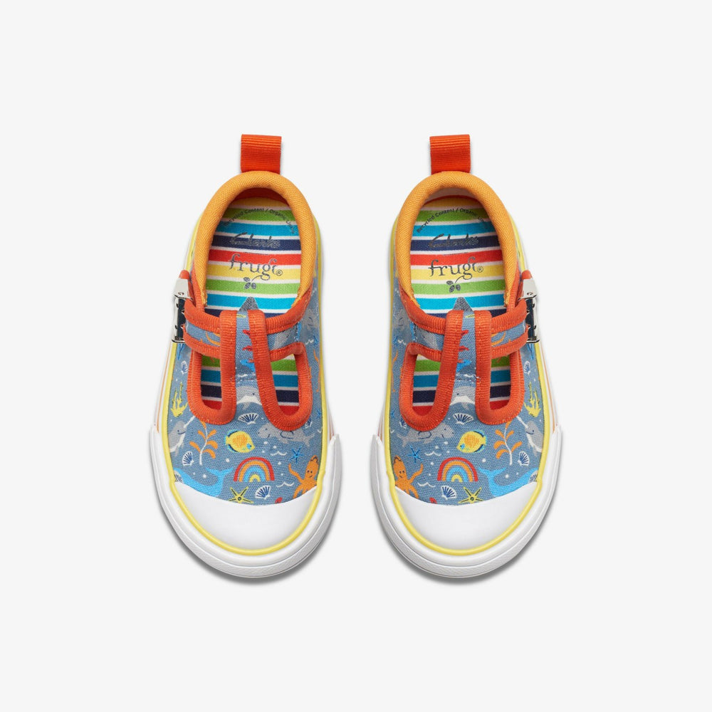 Foxing Fish Toddler Grey Print