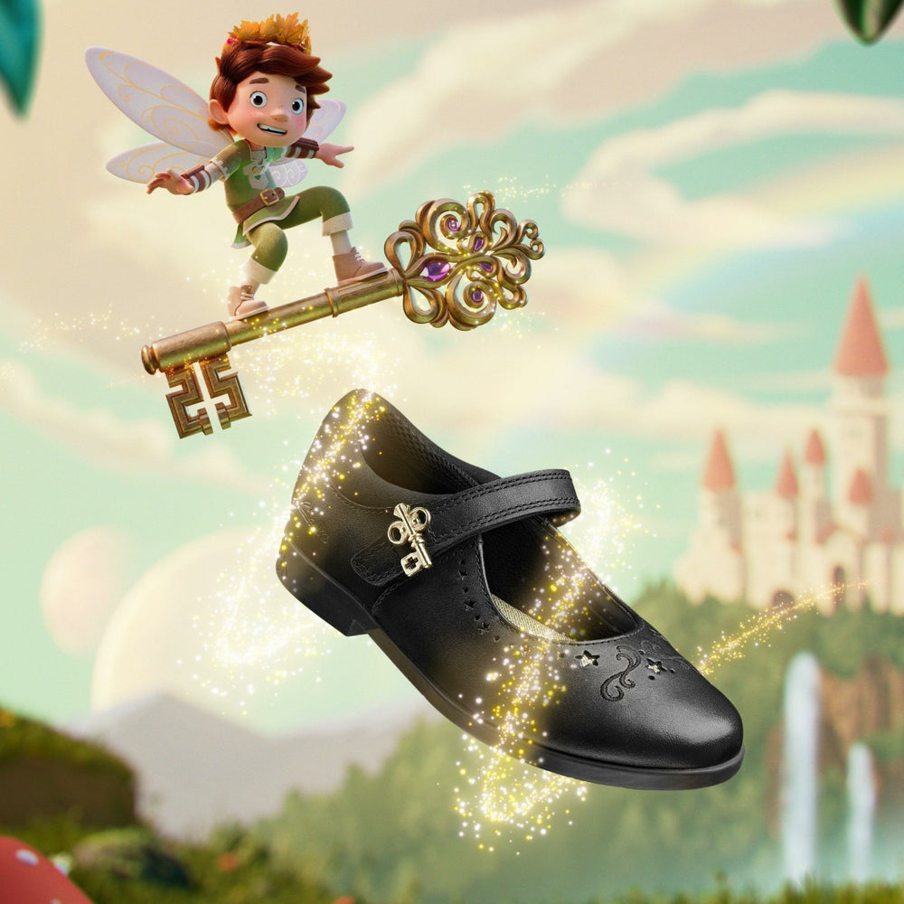 Lock Magic Kid Black Leather