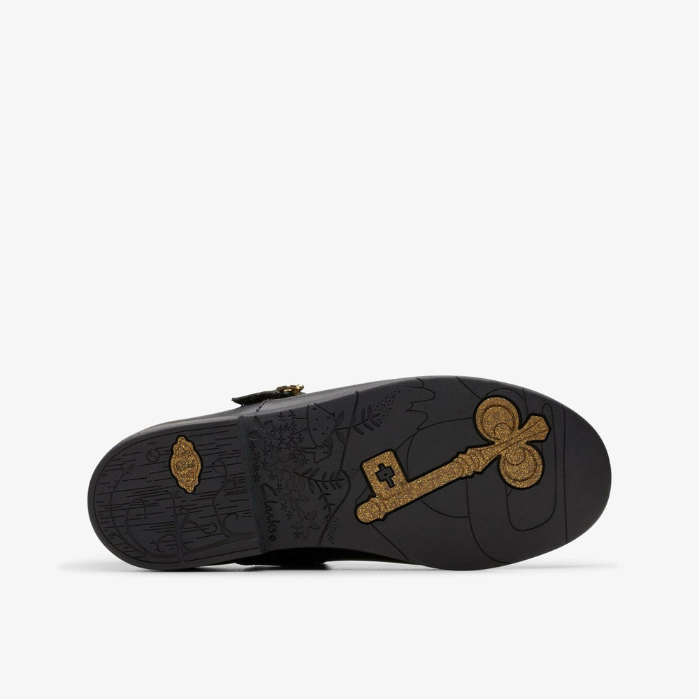 Lock Magic Kid Black Leather