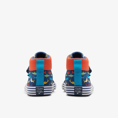 Foxing Save Hi Toddler Navy Print