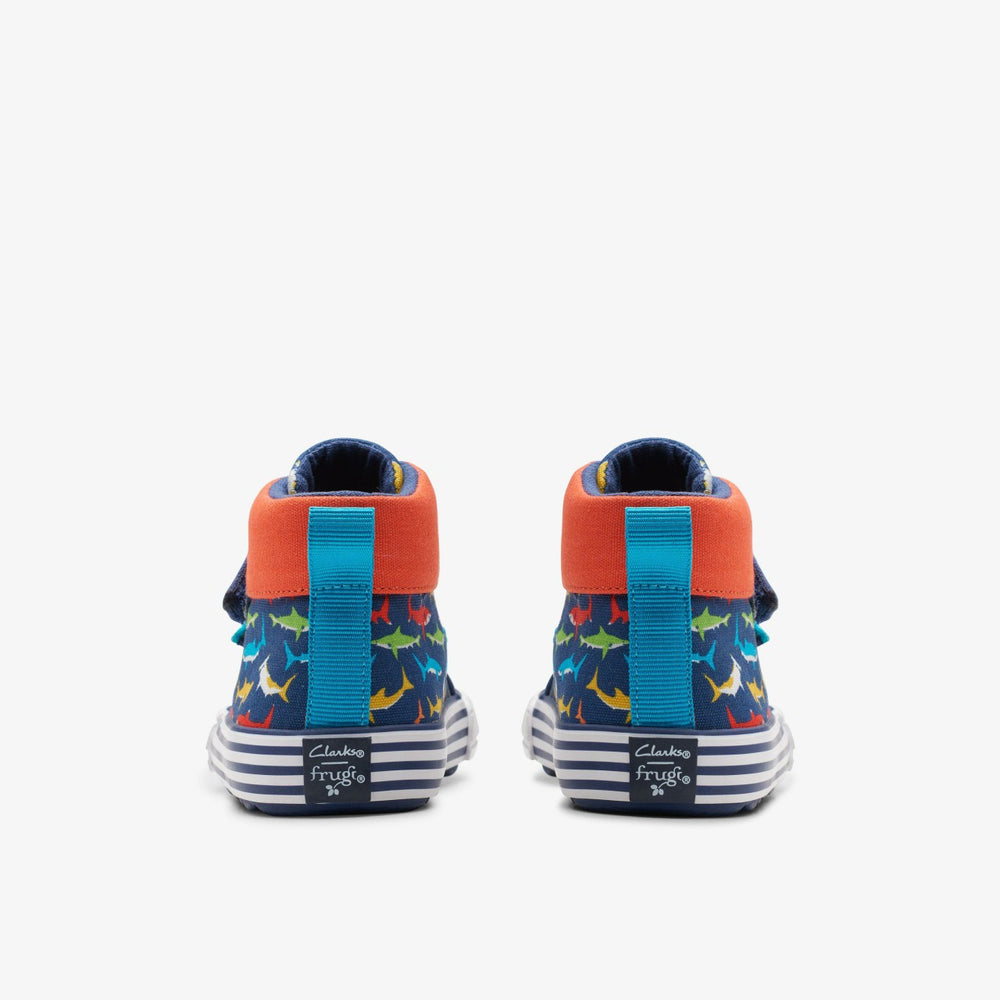 Foxing Save Hi Toddler Navy Print