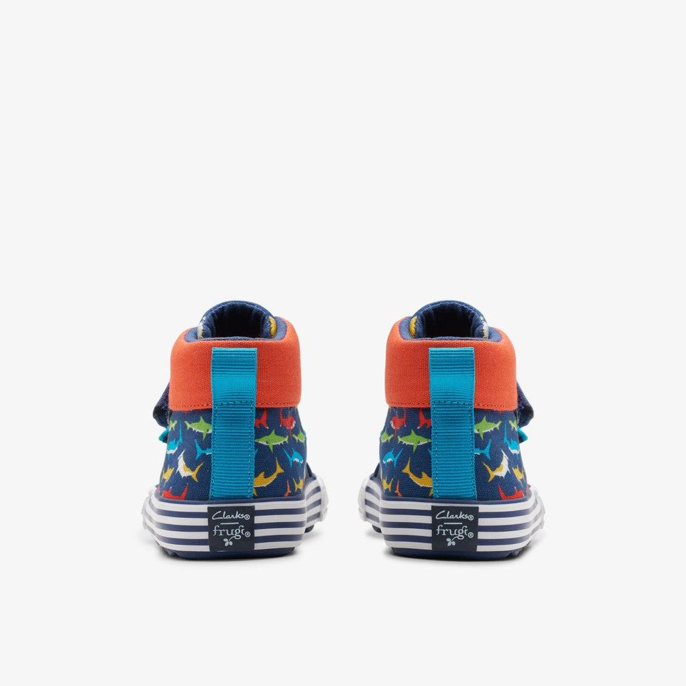 Foxing Save Hi Toddler Navy Print