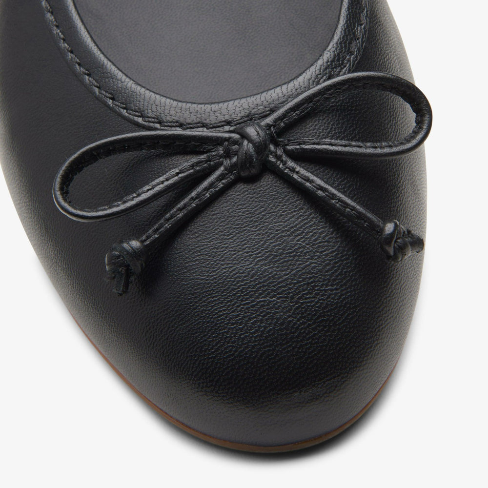 Fawna Lily Black Leather