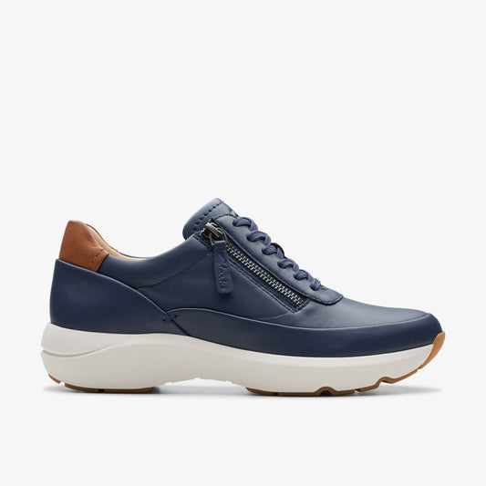 Tivoli Zip Navy Leather