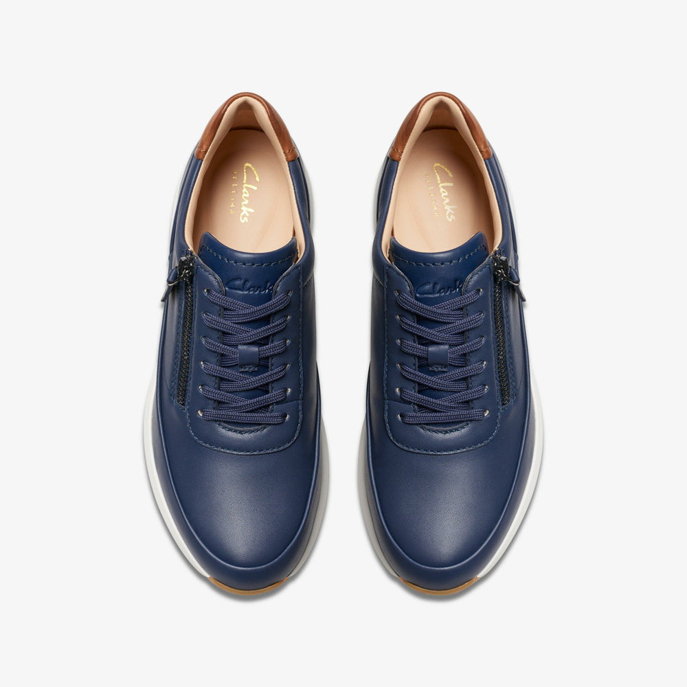 Tivoli Zip Navy Leather