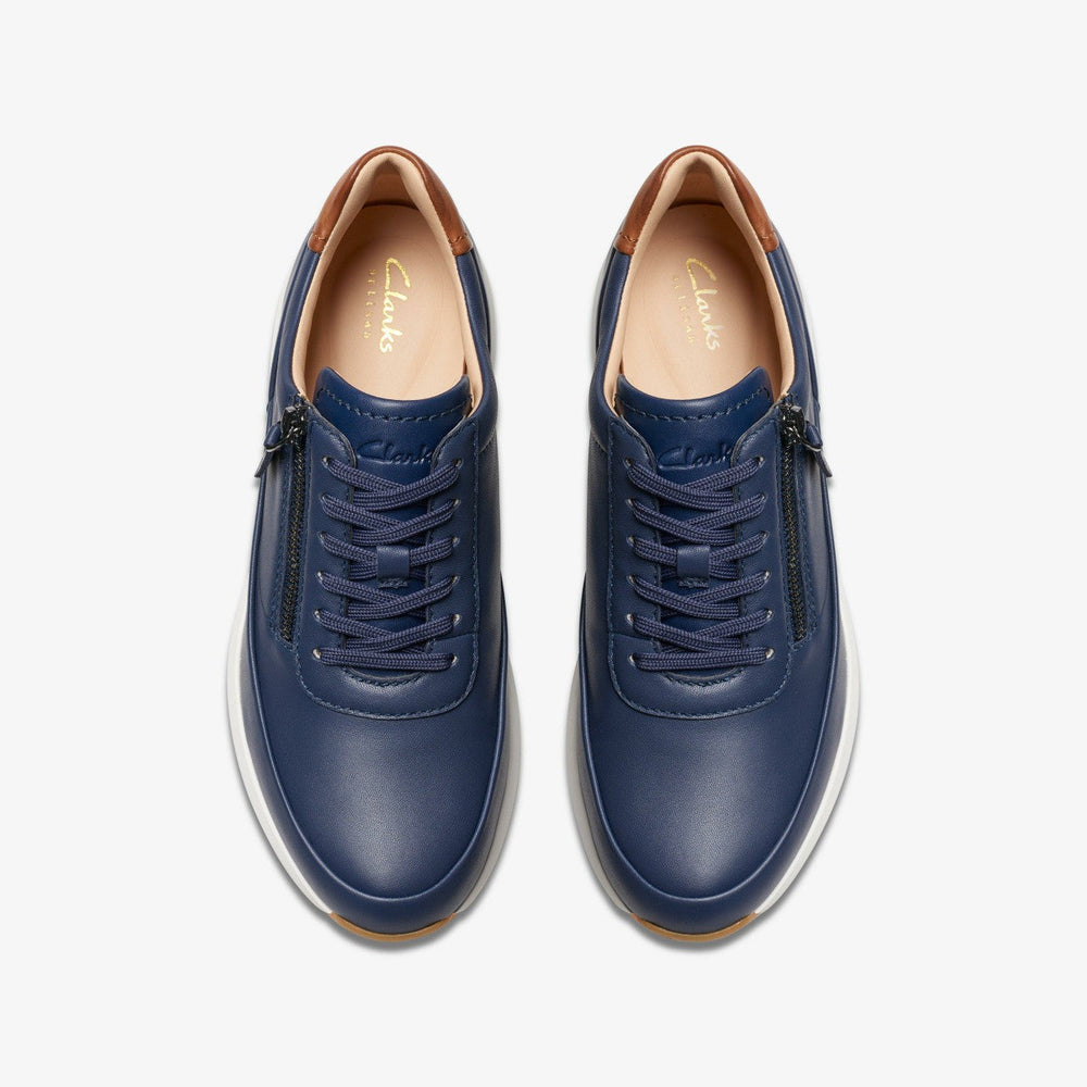 Tivoli Zip Navy Leather