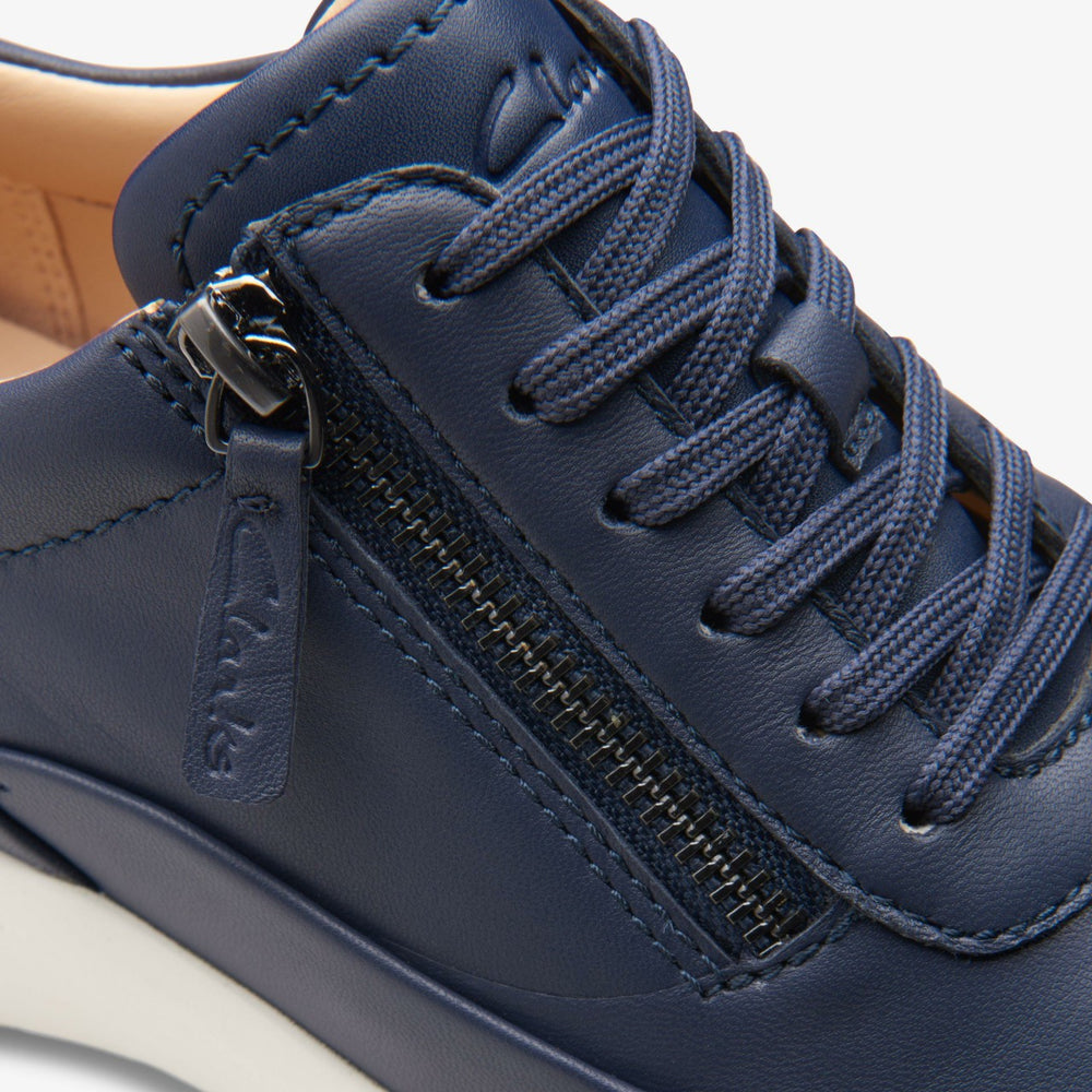 Tivoli Zip Navy Leather