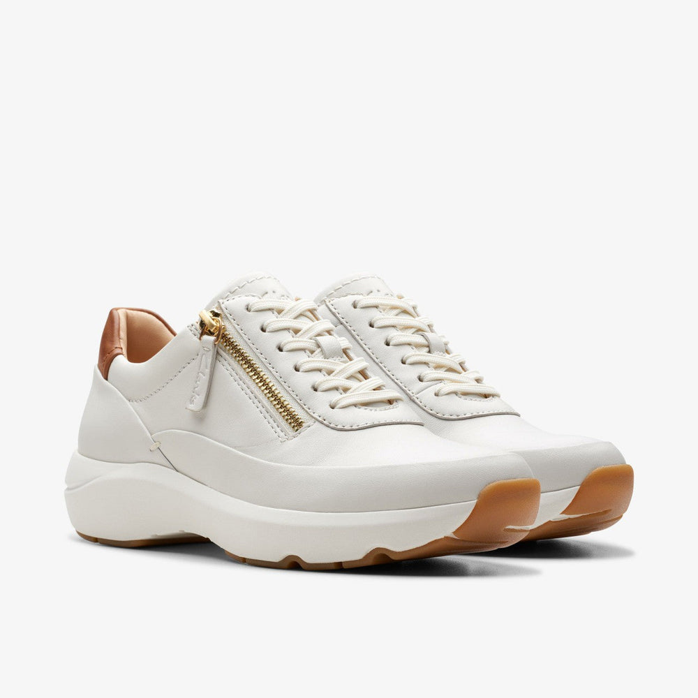Tivoli Zip Off White Leather