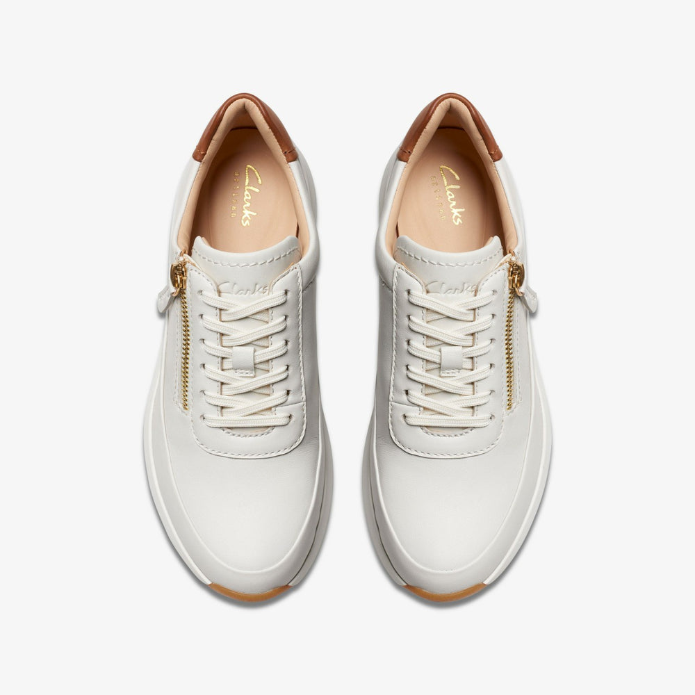 Tivoli Zip Off White Leather