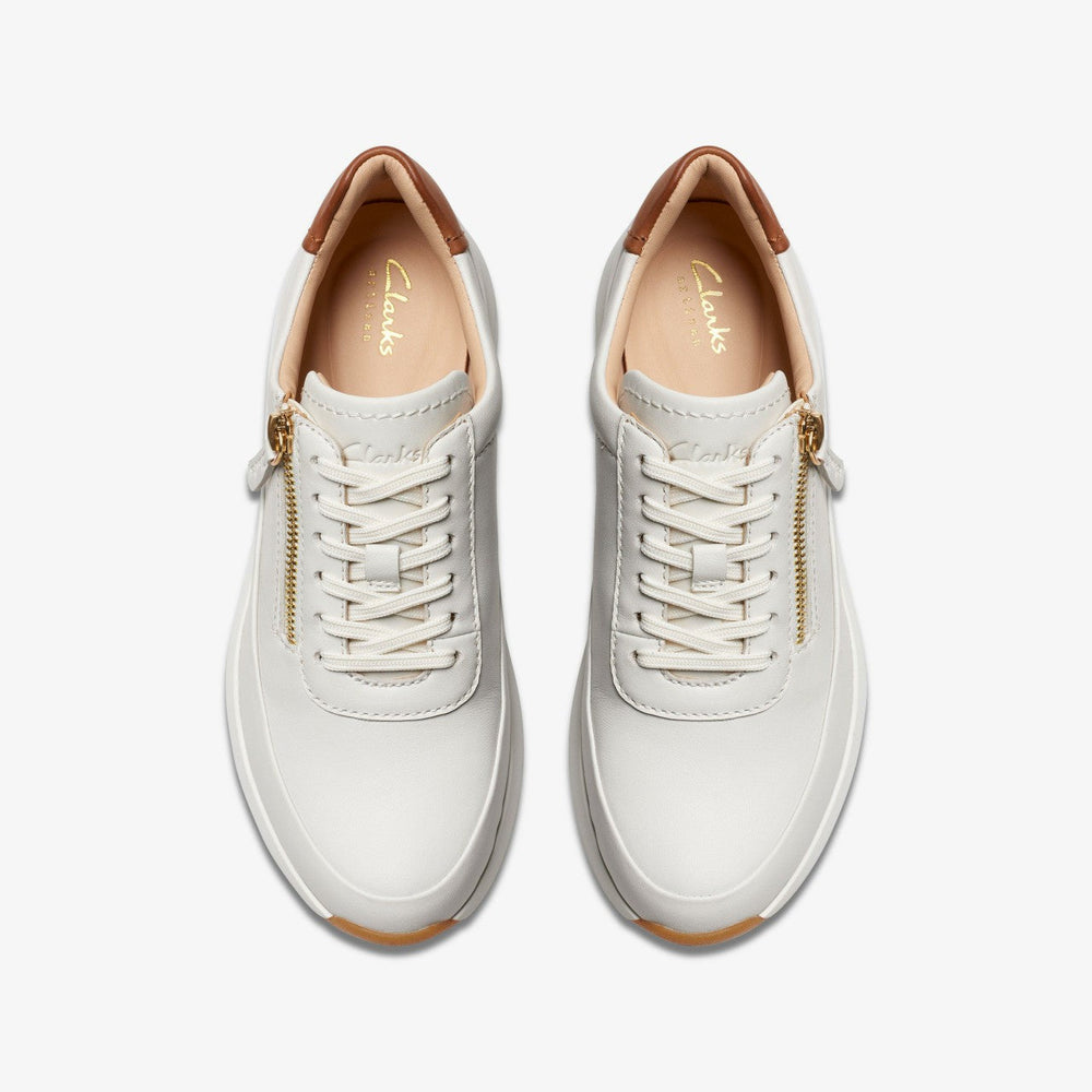 Tivoli Zip Off White Leather