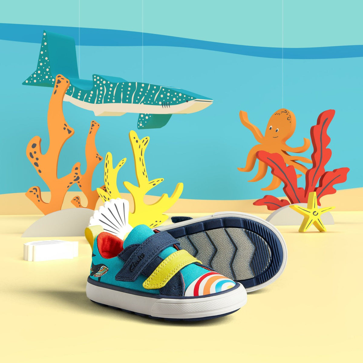 Foxing Ocean Toddler Blue Multicolour