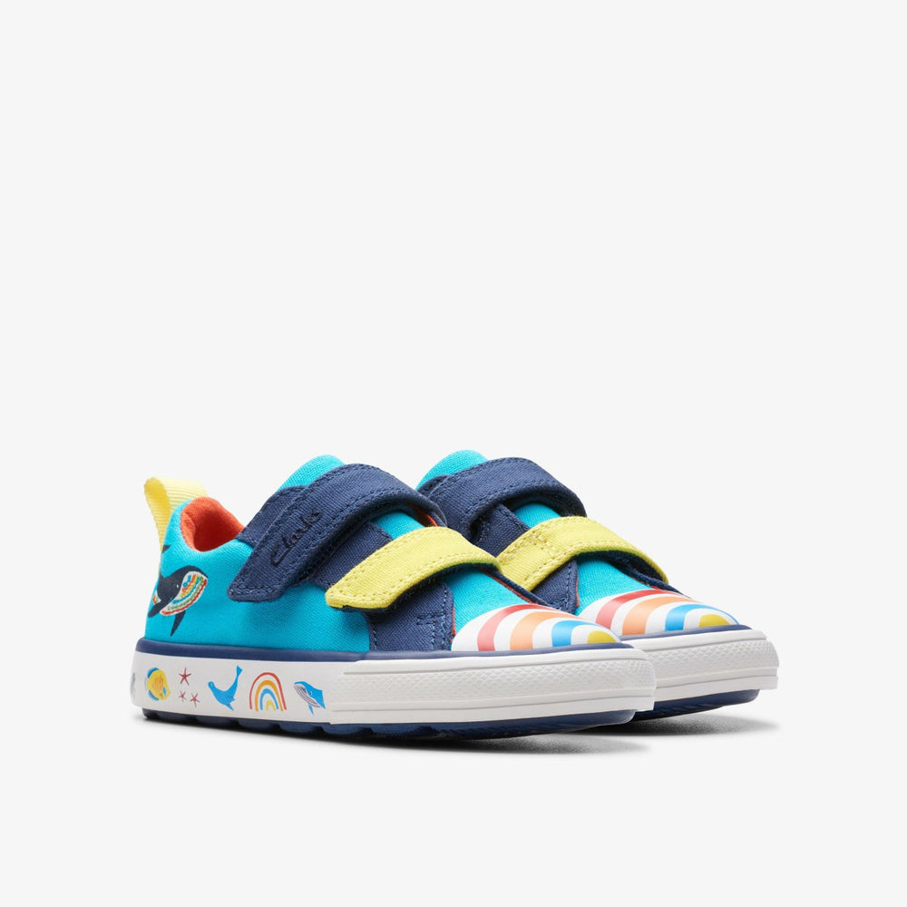 Foxing Ocean Toddler Blue Multicolour