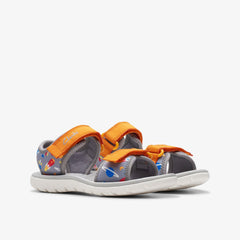 Surfing Tide Kid Grey/Orange