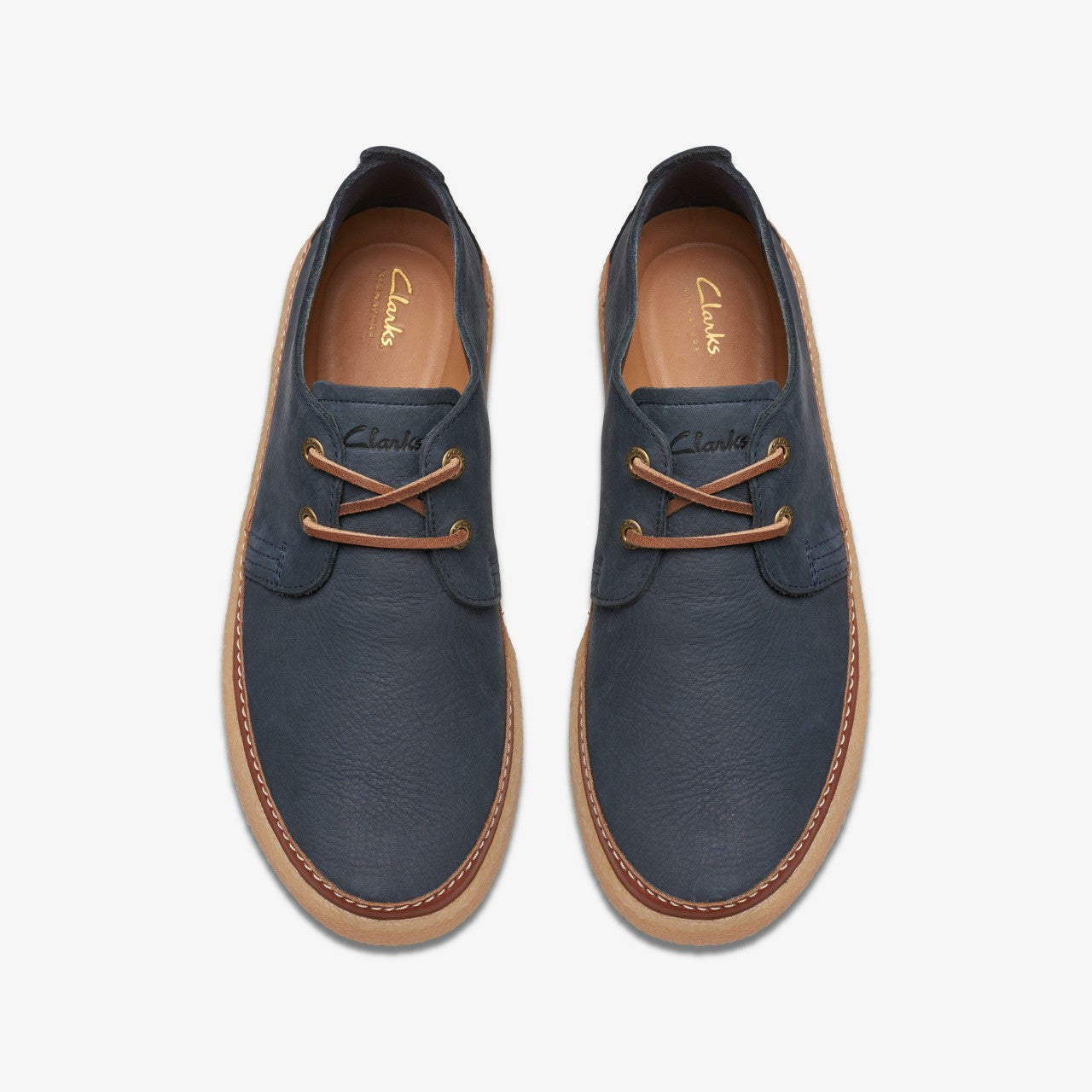 Clarkwood Low Navy Nubuck