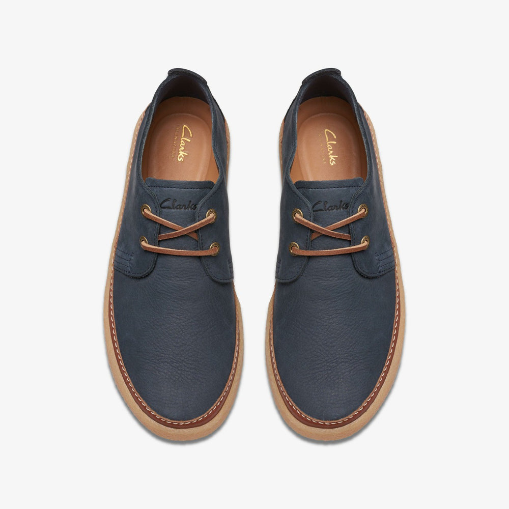Clarkwood Low Navy Nubuck