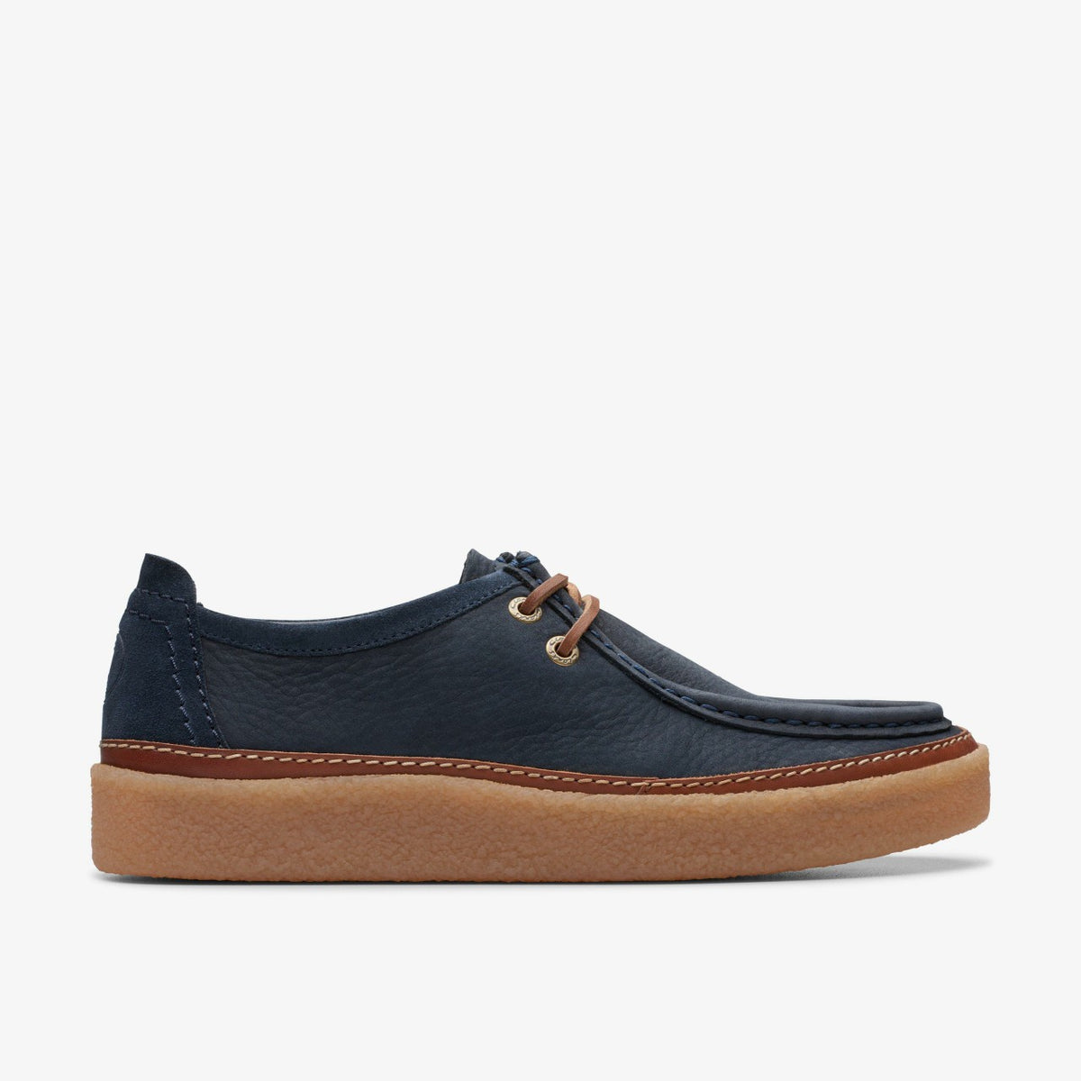 Clarkwood Moc Navy Nubuck
