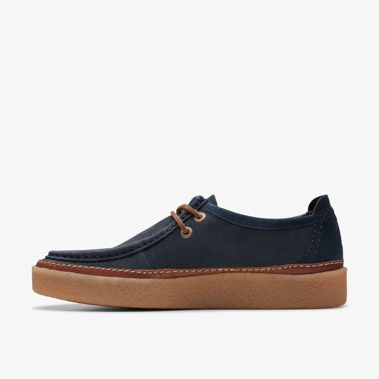 Clarkwood Moc Navy Nubuck